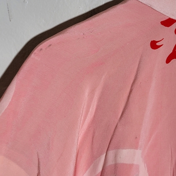 Kimono Pink Lined Red - Picture 6 of 6